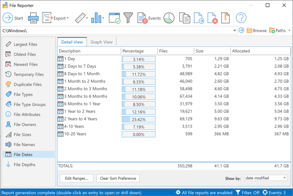 foldersizes 9.1 screens